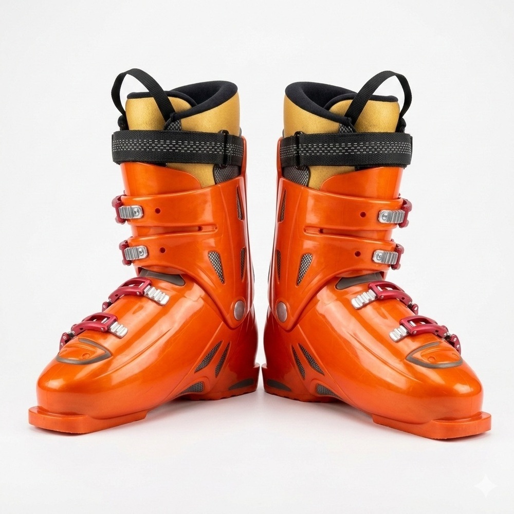 Tecnica Diablo RX 9.0 Ski Boots Mens 9.5 Orange Winter Snow Gorpcore